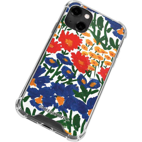 Bouffants and Broken Hearts Wild Garden 4 iPhone 14 Clear Case